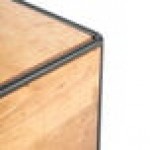 Cal-Mil 3562-11-99 Madera Rustic Pine Industrial Square Riser - 8 Cal-Mil 3562-11-99 Madera Rustic Pine Industrial Square Riser - 8