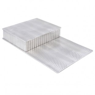 Bon Chef 9717PG Pewter-Glo Swirl Riser Display - 13 1/4 Bon Chef 9717PG Pewter-Glo Swirl Riser Display - 13 1/4