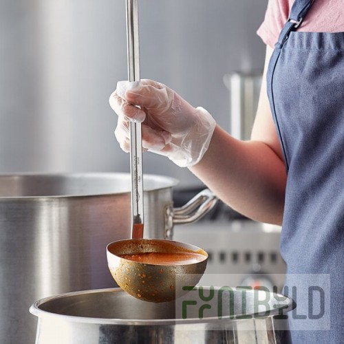Vollrath 58500 12 oz. Two-Piece Stainless Steel Ladle