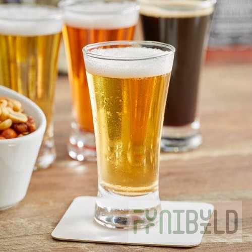 Acopa 5.5 oz. Flared Pilsner Beer Tasting Glass - 4/Pack