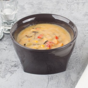 Cambro MDSHB9485 Harbor Collection Smoked Metal 9 oz. Insulated Plastic Bowl - 12/Pack
