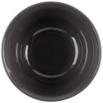 Cambro MDSHB9485 Harbor Collection Smoked Metal 9 oz. Insulated Plastic Bowl - 12/Pack