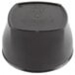 Cambro MDSHB9485 Harbor Collection Smoked Metal 9 oz. Insulated Plastic Bowl - 12/Pack
