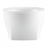 Cambro MDSHB9485 Harbor Collection Smoked Metal 9 oz. Insulated Plastic Bowl - 12/Pack