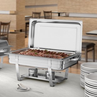 Choice Deluxe 8 Qt. Full Size Stackable Chafer Choice Deluxe 8 Qt. Full Size Stackable Chafer