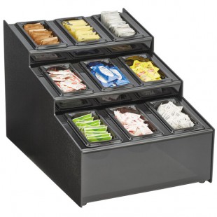 Vollrath CTCPAN9-9 3 Tier 9 Pan Condiment Organizer Vollrath CTCPAN9-9 3 Tier 9 Pan Condiment Organizer