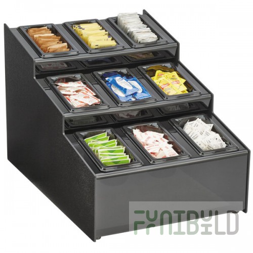 Vollrath CTCPAN9-9 3 Tier 9 Pan Condiment Organizer