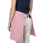 Intedge Mauve Poly-Cotton 4-Way Waist Apron - 38 Intedge Mauve Poly-Cotton 4-Way Waist Apron - 38