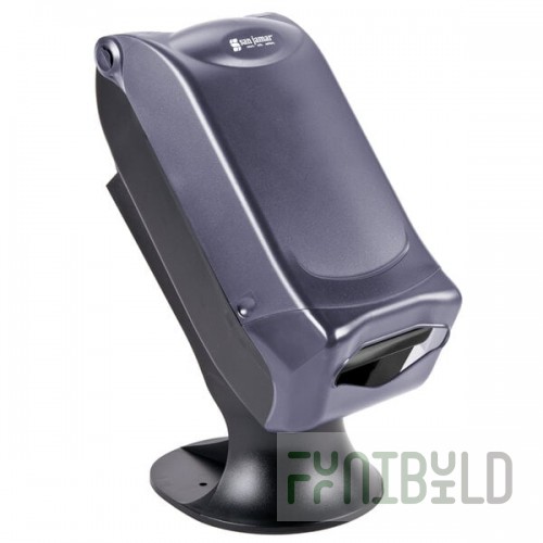 San Jamar H5005SCL Fullfold Venue Stand Mount Napkin Dispenser with Control Face - Clear