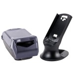 San Jamar H5005SCL Fullfold Venue Stand Mount Napkin Dispenser with Control Face - Clear
