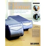 San Jamar H5005SCL Fullfold Venue Stand Mount Napkin Dispenser with Control Face - Clear