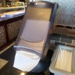 San Jamar H5005SCL Fullfold Venue Stand Mount Napkin Dispenser with Control Face - Clear