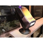 San Jamar H5005SCL Fullfold Venue Stand Mount Napkin Dispenser with Control Face - Clear