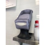 San Jamar H5005SCL Fullfold Venue Stand Mount Napkin Dispenser with Control Face - Clear