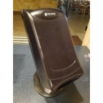 San Jamar H5005SCL Fullfold Venue Stand Mount Napkin Dispenser with Control Face - Clear