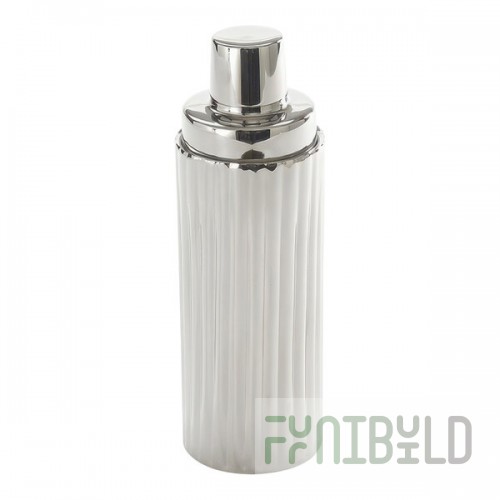 American Metalcraft 20 oz. Fluted Double-Wall Stainless Steel Cocktail Shaker CSF20 - 4/Case