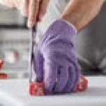 San Jamar SG10-PR-L Purple A7 Level Cut Resistant Glove with Spectra - Large San Jamar SG10-PR-L Purple A7 Level Cut Resistant Glove with Spectra - Large