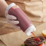 FIFO Innovations 12 oz. Clear Double Wide-Mouth Squeeze Bottle with Thick Dispensing Valve - 12/Case FIFO Innovations 12 oz. Clear Double Wide-Mouth Squeeze Bottle with Thick Dispensing Valve - 12/Case