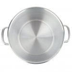 Vollrath 4306 Wear-Ever Classic 24 Qt. Aluminum Rolled Edge Stock Pot