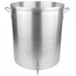 Vollrath 4306 Wear-Ever Classic 24 Qt. Aluminum Rolled Edge Stock Pot