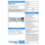 Continental Refrigerator D84GFN 84 Continental Refrigerator D84GFN 84