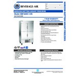 Beverage-Air HBF44HC-1-HS Horizon Series 47