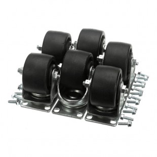 Silver King 10314-105 4'' Caster Plate Kit W/O Brake