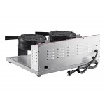 Estella WBMX2A Double Belgian Waffle Maker with Waffle on a Stick Plate - 120V, 1,820W