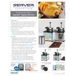 Server FSPW-SS 100066 Supreme 48 oz. Pouched Product Warmer / Merchandiser with Pump - 120V, 517W Server FSPW-SS 100066 Supreme 48 oz. Pouched Product Warmer / Merchandiser with Pump - 120V, 517W