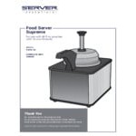 Server FSPW-SS 100066 Supreme 48 oz. Pouched Product Warmer / Merchandiser with Pump - 120V, 517W Server FSPW-SS 100066 Supreme 48 oz. Pouched Product Warmer / Merchandiser with Pump - 120V, 517W