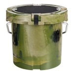 CaterGator RCCG20CAM Camouflage 20 Qt. Round Rotomolded Outdoor Cooler / Ice Chest