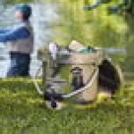 CaterGator RCCG20CAM Camouflage 20 Qt. Round Rotomolded Outdoor Cooler / Ice Chest