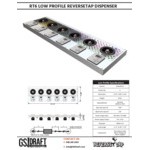 ReverseTap GSE-RT6-LP Six Cup Low Profile Reverse-Fill Beer Dispenser ReverseTap GSE-RT6-LP Six Cup Low Profile Reverse-Fill Beer Dispenser