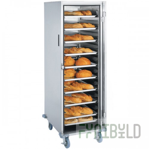 Lakeside 6534 16 Pan End Load Stainless Steel Enclosed Bun / Sheet Pan Rack - Assembled