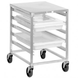 Channel PBA405A 5 Box Mobile Aluminum Food Box / Sheet Pan Rack Channel PBA405A 5 Box Mobile Aluminum Food Box / Sheet Pan Rack