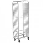 Channel 411S 20 Pan Side Load Stainless Steel Bun / Sheet Pan Rack - Assembled