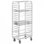 Channel 411S 20 Pan Side Load Stainless Steel Bun / Sheet Pan Rack - Assembled