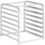 Avantco 7 Pan Aluminum End Load Sheet / Bun Pan Rack for Reach-Ins - Unassembled
