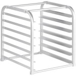 Avantco 7 Pan Aluminum End Load Sheet / Bun Pan Rack for Reach-Ins - Unassembled