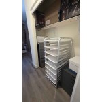 Avantco 7 Pan Aluminum End Load Sheet / Bun Pan Rack for Reach-Ins - Unassembled