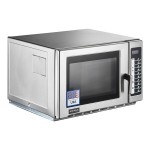 Amana RFS12TS Medium Duty Stainless Steel Commercial Microwave with Push Button Controls - 120V, 1,200W Amana RFS12TS Medium Duty Stainless Steel Commercial Microwave with Push Button Controls - 120V, 1,200W