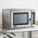 Amana RFS12TS Medium Duty Stainless Steel Commercial Microwave with Push Button Controls - 120V, 1,200W Amana RFS12TS Medium Duty Stainless Steel Commercial Microwave with Push Button Controls - 120V, 1,200W