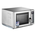 Amana RFS12TS Medium Duty Stainless Steel Commercial Microwave with Push Button Controls - 120V, 1,200W Amana RFS12TS Medium Duty Stainless Steel Commercial Microwave with Push Button Controls - 120V, 1,200W
