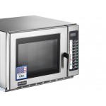 Amana RFS12TS Medium Duty Stainless Steel Commercial Microwave with Push Button Controls - 120V, 1,200W Amana RFS12TS Medium Duty Stainless Steel Commercial Microwave with Push Button Controls - 120V, 1,200W