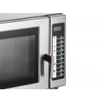 Amana RFS12TS Medium Duty Stainless Steel Commercial Microwave with Push Button Controls - 120V, 1,200W Amana RFS12TS Medium Duty Stainless Steel Commercial Microwave with Push Button Controls - 120V, 1,200W