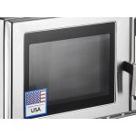 Amana RFS12TS Medium Duty Stainless Steel Commercial Microwave with Push Button Controls - 120V, 1,200W Amana RFS12TS Medium Duty Stainless Steel Commercial Microwave with Push Button Controls - 120V, 1,200W
