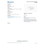 Sloan 3873026 Vitreous China Square Vessel Lavatory with Single Centerset