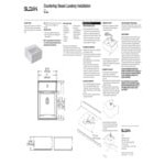 Sloan 3873026 Vitreous China Square Vessel Lavatory with Single Centerset