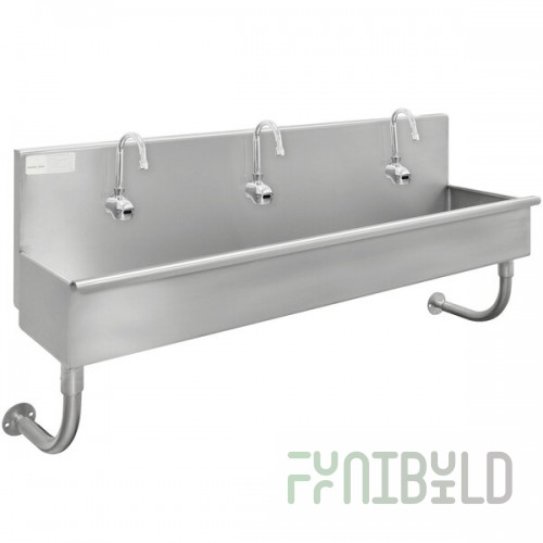 Advance Tabco 19-18-60EFADA 16-Gauge ADA Multi-Station Hand Sink with 5