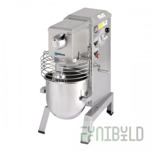 Univex SRM12+ 12 Qt. Planetary Countertop Mixer with Guard and Standard Accessories - 115V, 1/3 hp